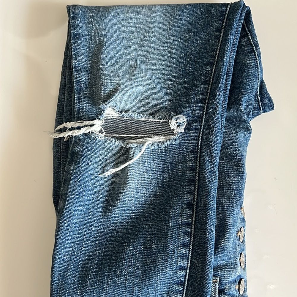 Lucky Brand Bridgette High Rise Button Fly Skinny Jeans 6 28 - Picture 5 of 9
